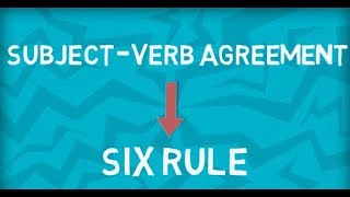 SubjectVerb Agreement  Six important Rules  Part 2 [upl. by Anyar]