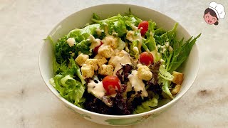 Easy Fresh And Simple Garden Salad Recipe 85 [upl. by Ferwerda613]