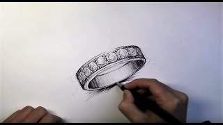 【speed drawing】eternity ring [upl. by Ayekin977]