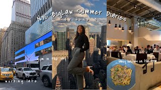 NYC BIGLAW SUMMER DIARIES working late nights fancy lunches gym night out  realizations [upl. by Toney]