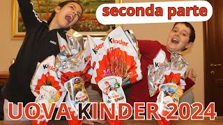 Apriamo le uova di Pasqua Kinder 2024  seconda parte [upl. by Ursula]