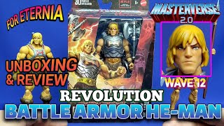 UNBOXING amp REVIEW Masterverse BATTLE ARMOR HEMAN Masters of the Universe Revolution Action Figure [upl. by Coppinger]