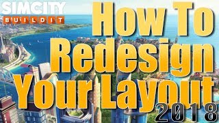 SimCity Build It  How To Redesign Your Layout 2018 [upl. by Joann]