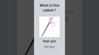 What is this called Hair accessories english learnenglish dailyenglish vocabulary accessories [upl. by Adrian]