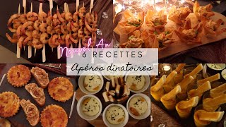 6 Idées Recettes Apéros Dînatoires pour le Nouvel An [upl. by Eeraj]