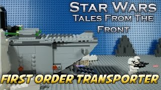 LEGO Star Wars First Order Transporter Assault Stop Motion Short [upl. by Scotty]