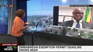 Deadline for Zimbabwean Exemption Permits draws near Adv Simba Chitando [upl. by Ydnor]