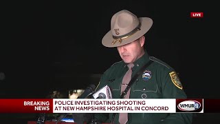 Col Mark Hall gives update about New Hampshire Hospital shooting [upl. by Colvin1]