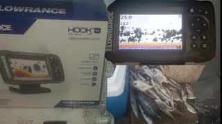 Sonar Lowrance Hook24x Review resultado do teste [upl. by Irwinn]