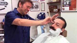 Paolo Barrasso  Barbiere Paolo  Torino  Italian Barber [upl. by Craig]