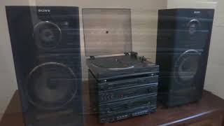 Sony LBT35W Reproduzindo FM K7 e Vinil [upl. by Drarehs556]