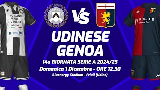 SERIE A  PRIMO SQUILLO DI VIEIRA NEL SEGNO DI PINAMONTI UDINESEGENOA FINISCE 02 [upl. by Ahsikam498]