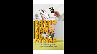 HOW TO APPLY FOR ATOME PH CARD  PAANO MAGAPPLY NG ATOME PH CARD  DigitalGuidePh [upl. by Center954]