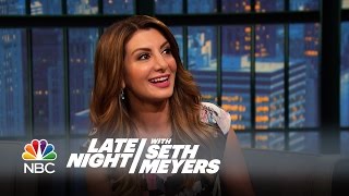 Nasim Pedrad Reveals the Story Behind Her Arianna Huffington Impression [upl. by Girovard461]