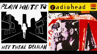 Hey There Delilah x Creep  Plain White Ts  Radiohead [upl. by Clyde]