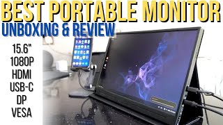 REVIEW  Best 156quot Portable Monitor UPERFECT 1080p HDMI USBC DisplayPort amp VESA mount 156A08 [upl. by Irmine603]