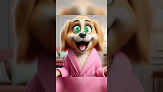 Cute puppy really wants to play games but parents😱😂 ai dog funny aidog cat aicat story [upl. by Ihculo617]