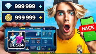 DLS 24 Hack ✅ How I Got Free 999K CoinsDiamonds 😮 Dream League Soccer 2024 UNLIMITED Coins MOD ✅ [upl. by Ajoop]