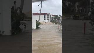 sanibelisland Storm surge Hurricane Helene 92624 recommended viral hurricanehelene florida [upl. by Mungo231]