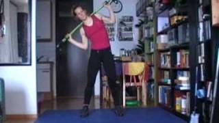 gymsticknordic walking warm up [upl. by Hareemas]