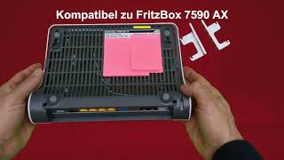 Entdecken Sie die perfekte Wandhalterung für Ihre AVM FRITZBox 7590 AX  Einfach und sicher [upl. by Nitsed166]