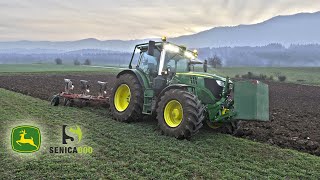 4K Plowing  Oranje  Orka with John Deere 6155R amp Kverneland [upl. by Yenahteb352]