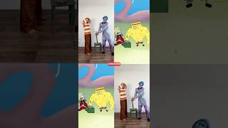 Spongebob SquarepantsEnvyBecomes Herobrine in Thors Hammer Challenge video parodyof anacraft [upl. by Wershba]