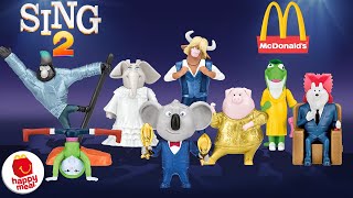 Sing 2 McDonalds Happy Meal Toys January 2022 Complete Set [upl. by Emaj]