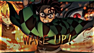 Entrada Al Castillo Infinito  Demon Slayer  Edit AMV  WAKE UP [upl. by Kenay593]