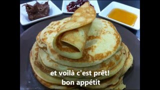 Recette crêpe française et chocolat chaud [upl. by Leirbag]