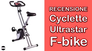 Cyclette Ultrasport Fbike  RECENSIONEMONTAGGIO [upl. by Eustacia6]