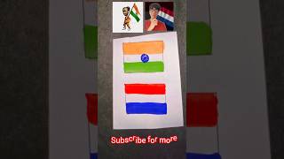 Jana Gana Mana 🇮🇳  National Anthem  Indian flag drawing independenceday 15august shorts [upl. by Ortrud]