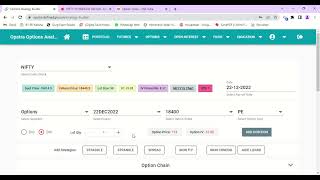 How to use opstra option strategy buider in Hindi Nifty Option Selling Margin Calculator [upl. by Dorman606]