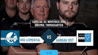 SPL2 LiveStream HSG Leimental  HSG Aargau Ost [upl. by Einoj]