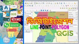 Mastering Digitization Point Line and Polygon in QGIS [upl. by Hasile53]