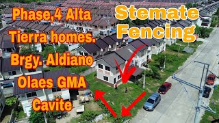 Phase4 Alta Tierra homes Brgy Aldiano Olaes GMA Cavite Stemate for Fencing EP363 [upl. by Ennahoj]