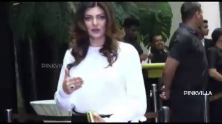 Sushmita Sen at Preitys Wedding Reception [upl. by Einal]