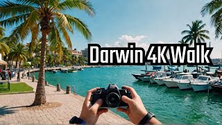 4K Darwin City Walking Tour 2024 Stokes Hill Wharf to Darwin Waterfront [upl. by Coleville]