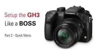 Setup Your GH3 Like a BOSS  Part 2 of 4 Quick Menu [upl. by Portingale496]