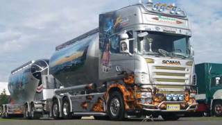 Scania R 580 V8 Aces High The Bomber Kuljetus Auvinen Finland [upl. by Essenaj440]