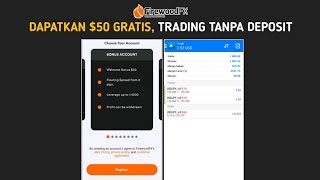 DAPATKAN 50 GRATIS TRADING TANPA DEPOSIT  50 FOREX NO DEPOSIT BONUS [upl. by Konstance831]