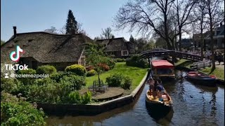 Giethoorn  Hollanda Niederlandreels kesfet hollanda niederlande🇳🇱 giethoorn deutschland [upl. by Nayrda966]