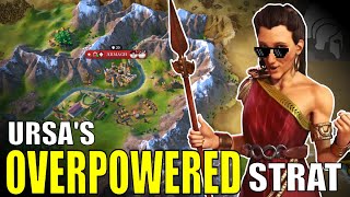 Civ 6  This Civ 6 Strategy Is BROKEN Let Me Show You Why – 1 Deity Gorgo Civilization VI [upl. by Cinda]