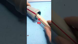 Be sure to remember this Tip How to connect sewer pipes of different diameters diy plumbing tip [upl. by Anileve]