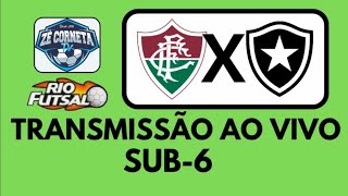 FLUMINENSE X BOTAFOGO  PRIMEIRO TEMPO SUB6 RIO FUTSAL  131124 [upl. by Lucie]