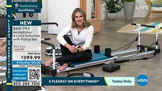 Aeropilates 4 Cord Reformer with Pullup Bar [upl. by Rehpotsihc]