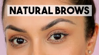 NATURAL EYEBROW TUTORIAL USING BEST BROW PRODUCT EVER  TrinaDuhra [upl. by Eb770]