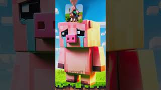 Turning a Minecraft Pig’s Thoughts Positive minecraft [upl. by Pember539]