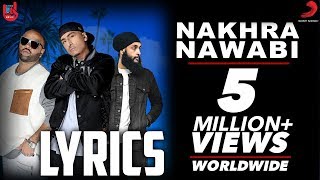 Dr Zeus  Nakhra Nawabi Lyrics  Zora Randhawa  Fateh  Latest Punjabi Songs 2018 [upl. by Cyna]