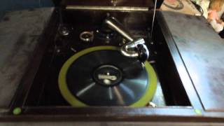 Wind Up Victrola Phonograph Demonstration [upl. by Maxa]